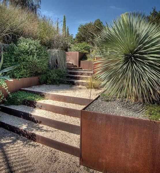 北辰耐候钢花园围边