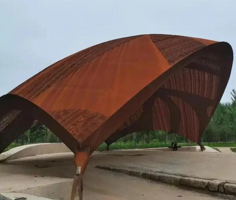 北辰耐候钢幕墙案例